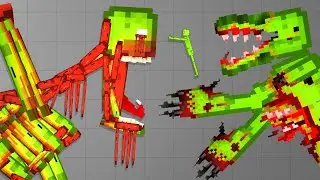 EVERY SCP MONSTER Eats Ragdolls! - Melon Sandbox Playground