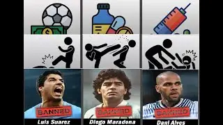 Football Player Banned to Play #football #fifa #footballplayers #diegomaradona #luissuarez