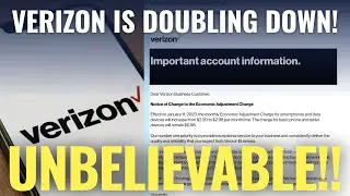 Verizon is Doubling Down! EAC to increase in January.