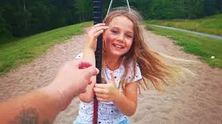 Настя и папа