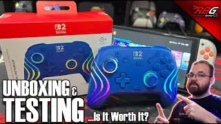 Turtle Beach Afterglow Wave Wireless Controller for Nintendo Switch 2 - Unboxing, Testing, & Setup