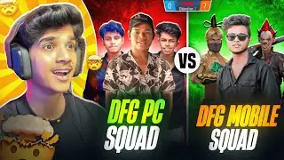 DFG PC💻  vs  DFG MOBILE📱 | 4 VS 4🔥 | 0 - 7 STRONG🤬 GAMEPLAY | FREE FIRE IN TELUGU #dfg #freefire