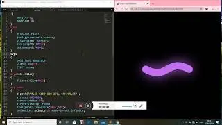 SVG elastic line aniamtion effect