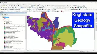Kogi State Geology Shapefile | Geology of Nigeria Shapefile