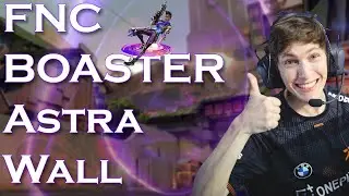 FNATIC BOASTER ASTRA WALL FOR SPLIT RETAKE (B Site) | VALORANT ABILITIES