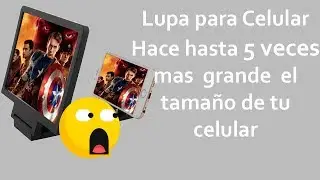 ¡GADGETS SORPRENDENTES! | Lupa para la pantalla de tu celular