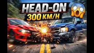 Head-On Crashes at FULL SPEED… Nothing Survives 💀 - BeamNG.Drive