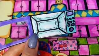 😳бУМАЖНАЯ МИКРОВОЛНОВАЯ ПЕЧЬ👍 легко и быстро делаем вместе 💗