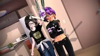 (MMD) Jackie's Stuck in The Wall