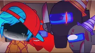 FNF Mod Characters React FNF VS Impostor / Among Us ( All series )