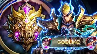 YU ZHONG LAST MATCH BEFORE MYTHIC | YU ZHONG BEST BUILD AND EMBLEM