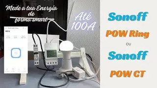 O novo medidor de energia até 100A smart para calha DIN com Display da @SONOFF