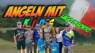Angeln auf Forellen mit Kids