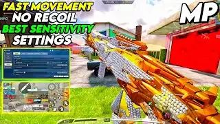 FAST MOVEMENT + NO RECOIL | BEST SENSITIVITY FOR COD MOBILE MULTIPLAYER | CODM SENSITIVITY SETTINGS 