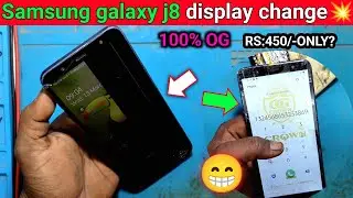 Samsung galaxy j8 display change ✅ how to change touch screen Samsung galaxy j8 | Samsung display 💥