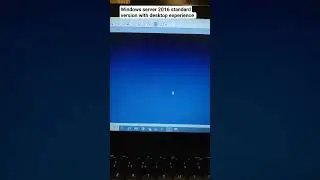Windows server 2016 installation with Desktop experience 