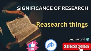 Significance of research