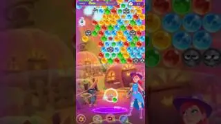 Bubble Witch 3 Saga Level 205 ~ No Boosters ~ 3 stars