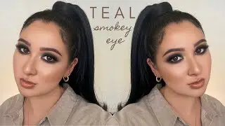 TEAL SMOKEY EYE MAKEUP TUTORIAL | Dania Marie
