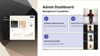 DineDesign – Restaurant Table Booking & Menu Management System | Django Project Presentation