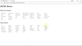 HTML Blocks in Tamil | Unanth Learnings