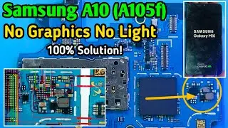 Samsung A10 Black Screen Problem Fix! Samsung A10 No Graphics No Light Solution