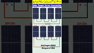 Solar Panels Series Connection 