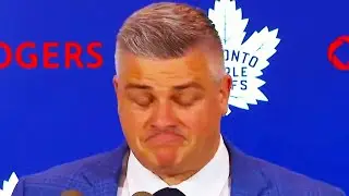 Sheldon Keefe on Matt Rempe Scrums (FULL CLIP) Maple Leafs vs Rangers | NHL Highlights