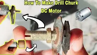 सिर्फ ₹5 में बनाया Dc Motor Drill Churk और ₹300 बचाये ।। 100% Real 🔥 #amanexperiment #mramanhacker