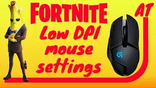 Fortnite low DPI settings for better aim and precise shots. Key to Victory Royale!