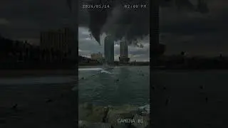tornado Miami 24.01, have u spotted this? #tornado #nature #miami
