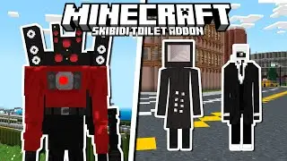 El Mejor MOD de Skibidi Toilet Para Minecraft PE/BEDROCK