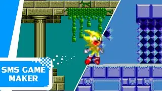 8 bit  open world sonic