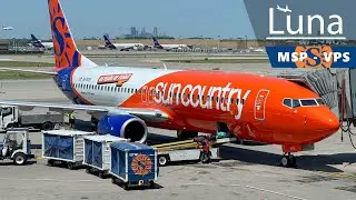 Sun Country Airlines Boeing 737-800 Flight From Minneapolis to Destin/Fort Walton