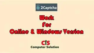 Earning Money | 2Captcha work solution for online version and pc version