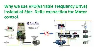 Why we used VFD instead of Star-Delta connection for motor control | বাংলা টিউটোরিয়াল