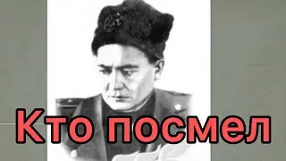 Кто поднял руку на Б.Момышұлы