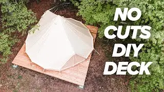 EASY deck build with NO CUTS and JUST A DRILL