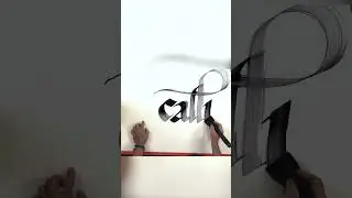 Using a Spatula for Calligraphy | DIY Devanagari Calligraphy Kit by Achyut Palav | Kitsters