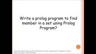 AI Lab Programs using prolog