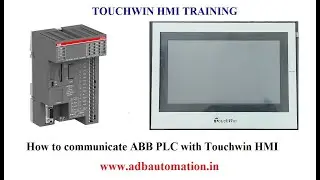 HOW TO COMMUNICATE ABB PLC WITH TOUCHWIN HMI  EASILY