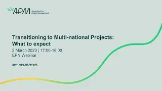 Transitioning to International Projects: What to expect