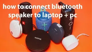 how to connect Bluetooth speaker to laptop II কিভাবে ল্যাপটপে ব্লুটুথ স্পিকার সংযোগ করবেন  Tutorial