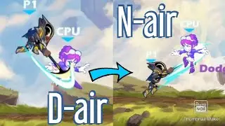 How to Down-air Neutral-air on Scythe Brawlhalla