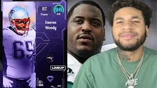 96 OVR Damien Woody + Patriots￼ Theme Team | Madden 25 Ultimate Team |