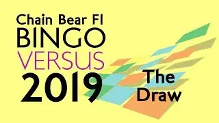 F1 Bingo Versus 2019 - The Draw