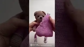 Amigurumi crochet teddy bear pattern #amigurumi #crochet #crocheting #crochetdoll #amigurumidoll