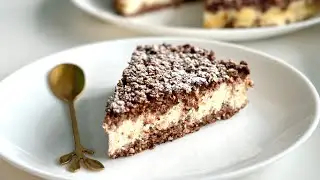 Dietary cottage cheese cake without flour and sugar! Very quick for tea