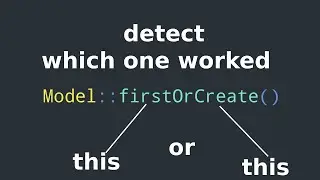 Laravel tip in a minute : which one worked first or created