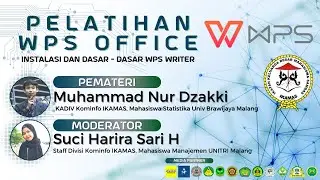 Pelatihan WPS Office - Instalasi dan Dasar Dasar WPS Writer